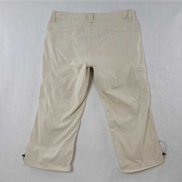 Eddie Bauer Pants & Jumpsuits Eddie Bauer Cream Incline Crop Hiking